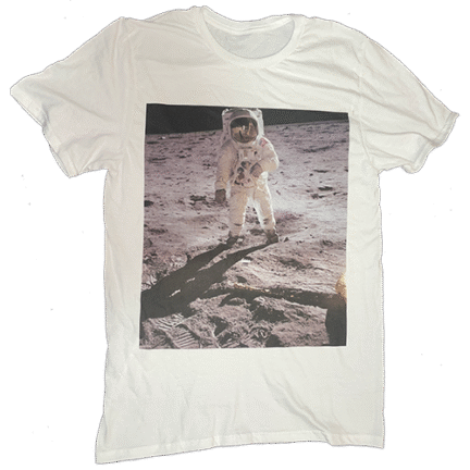 1 Oversize Front Print on White