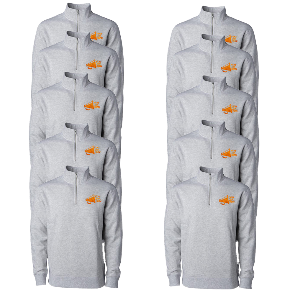 10-Pack Custom Embroidered 1/4 Zips